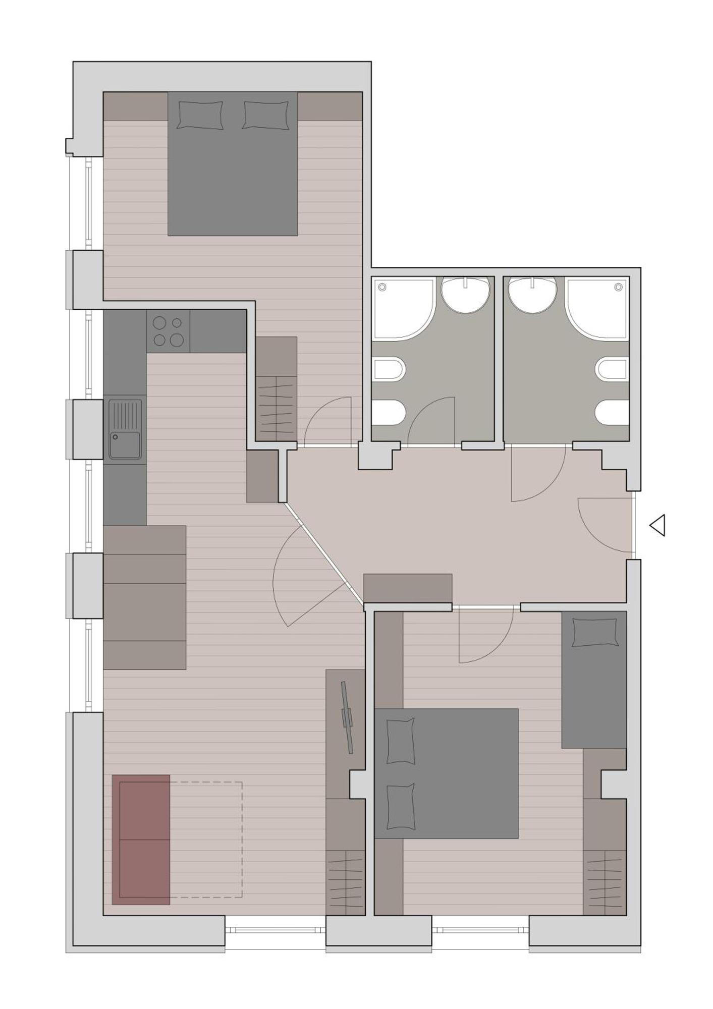 Residence Tombla Urtijëi Oda fotoğraf